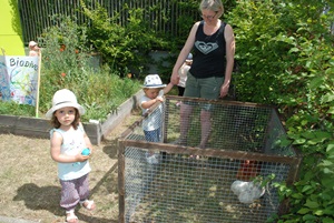 La crèche fête l'été