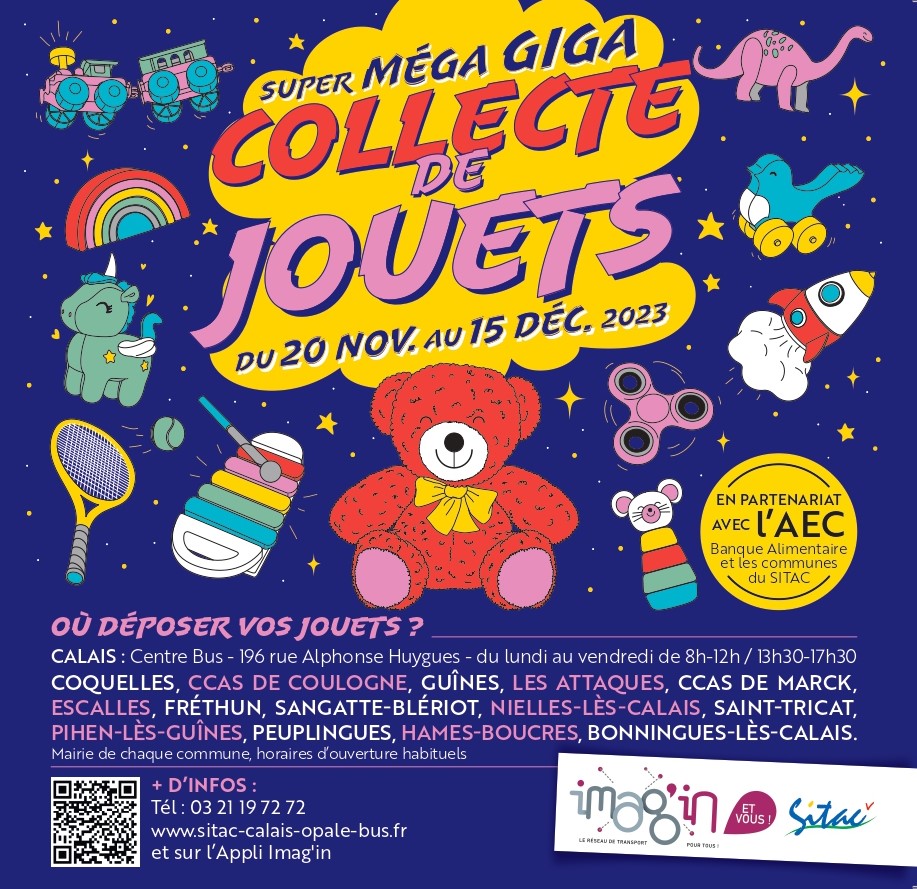 Les Attaques - Collecte de jouets avec le SITAC au profit de l'AEC