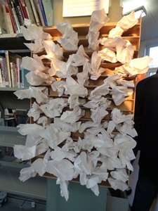 vernissage sculptures papier