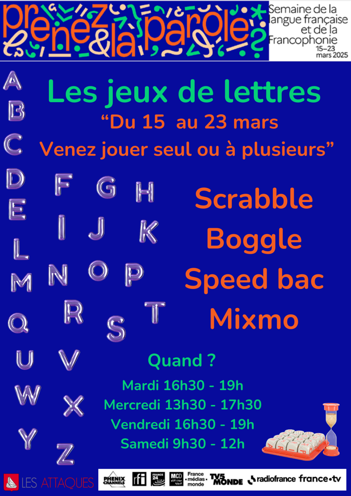 Les Attaques - Semaine de la Francophonie